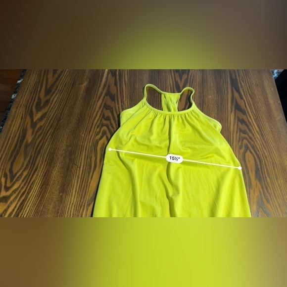 Lululemon No Limits sports bra Tank top women’s 6 lime green‎ neon - Picture 12 of 14